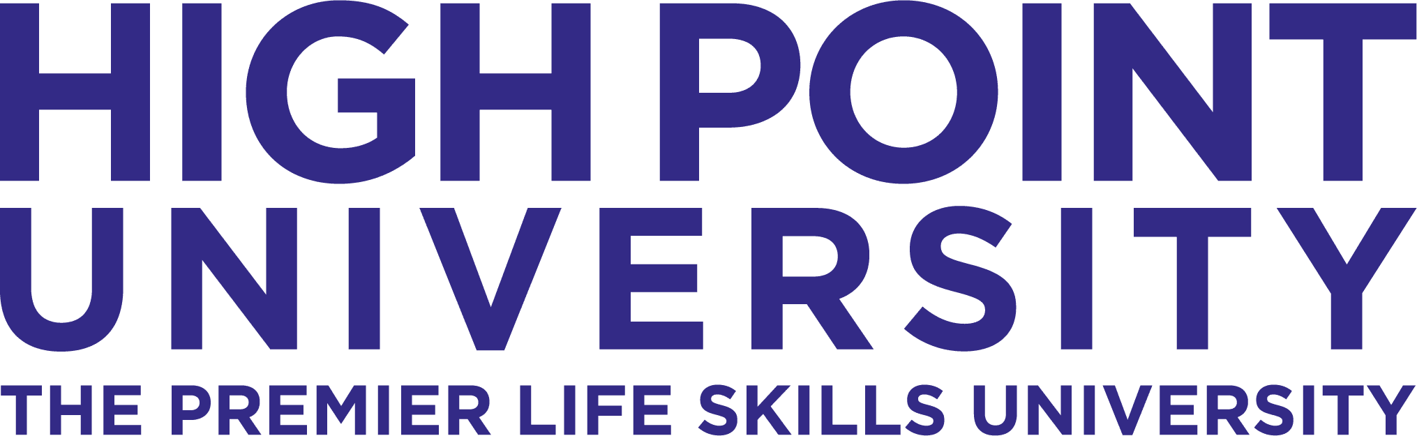 high point university logo purple